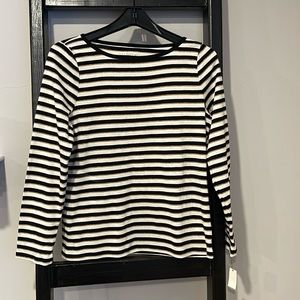 Talbots stripped shirt. Size MP. NWT